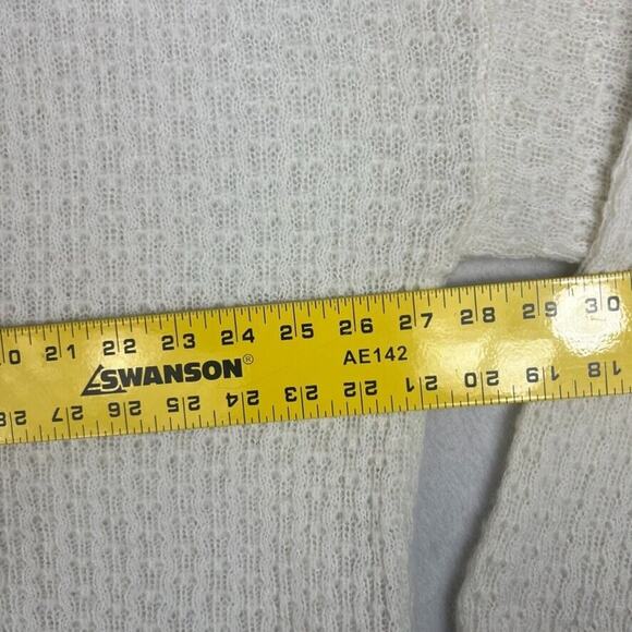 Madewell Sweater Cardigan Womens L Mayfair Alphaca Blend Antique Cream Button - Picture 4 of 7